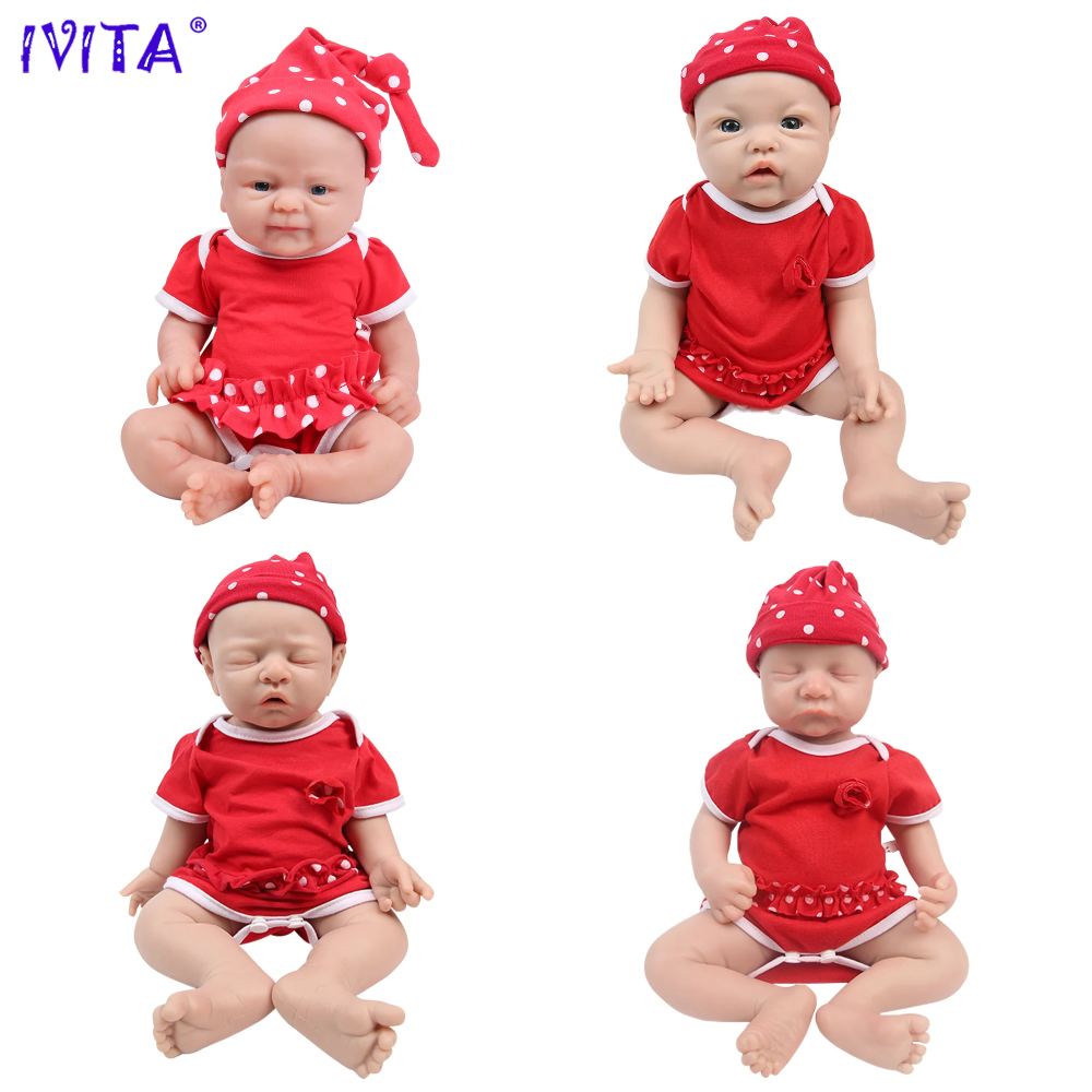 Baby Products Wholesale - IVITA 100% ซิลิโคน Reborn ตุ๊กตาเด็กทารกทาสีสมจริงทารกแรกเกิดเหมือนจริง Bebe