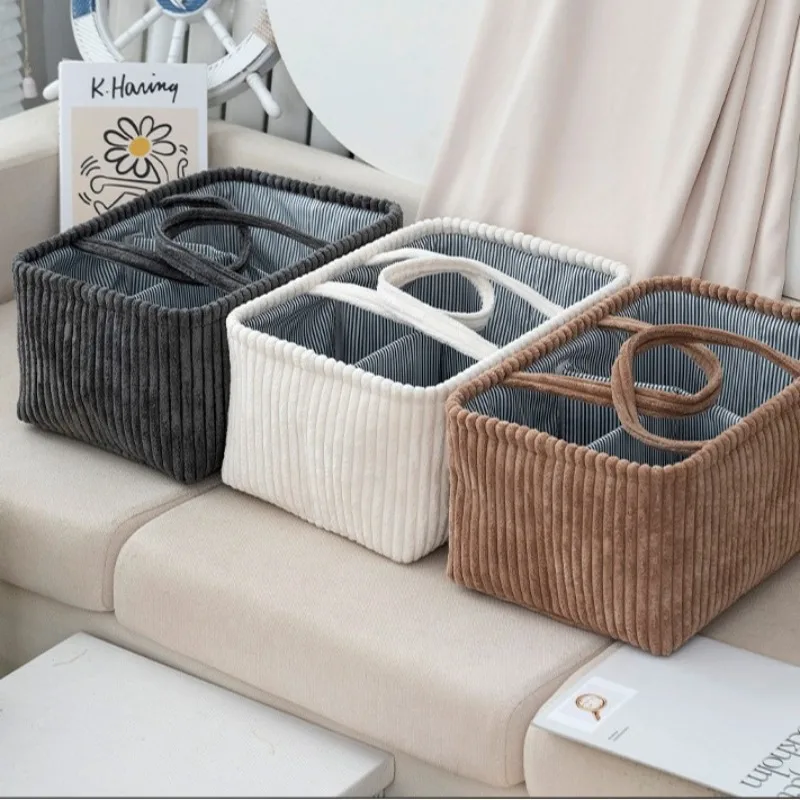 Baby Products Basket - กระเป๋าคุณแม่แบบพกพา กระเป๋าใส่ผ้าอ้อม ขวดนม ของเล่น ช่องเก็บของ กระเป๋าถือ