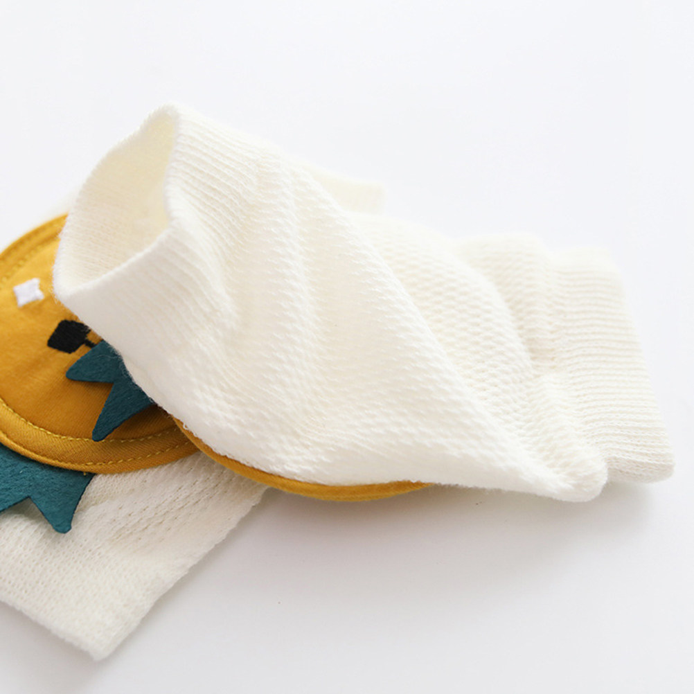 Baby Knee Pad Crawling - 1 คู่ แผ่นรองเข่าเด็ก ผ้าฝ้าย ระบายอากาศ ดูดซับเหงื่อ