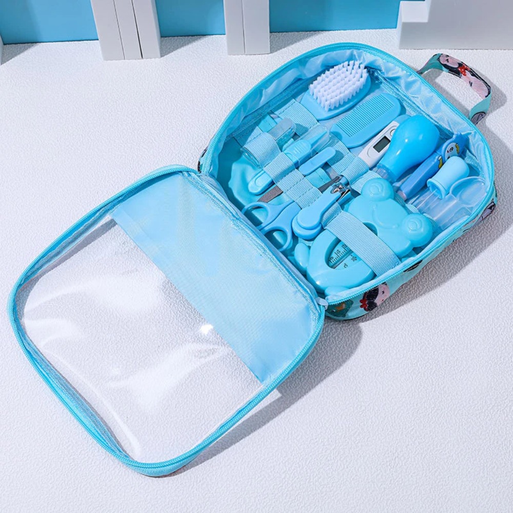 Baby Products Toiletries - ชุดผลิตภัณฑ์ทำความสะอาดแปรงขนนุ่ม 13 ชิ้น ชุดดูแลเด็ก ชุดอุปกรณ์ดูแลสุขภาพ ชุดอุปกรณ์ดูแลเด็กแรกเกิด