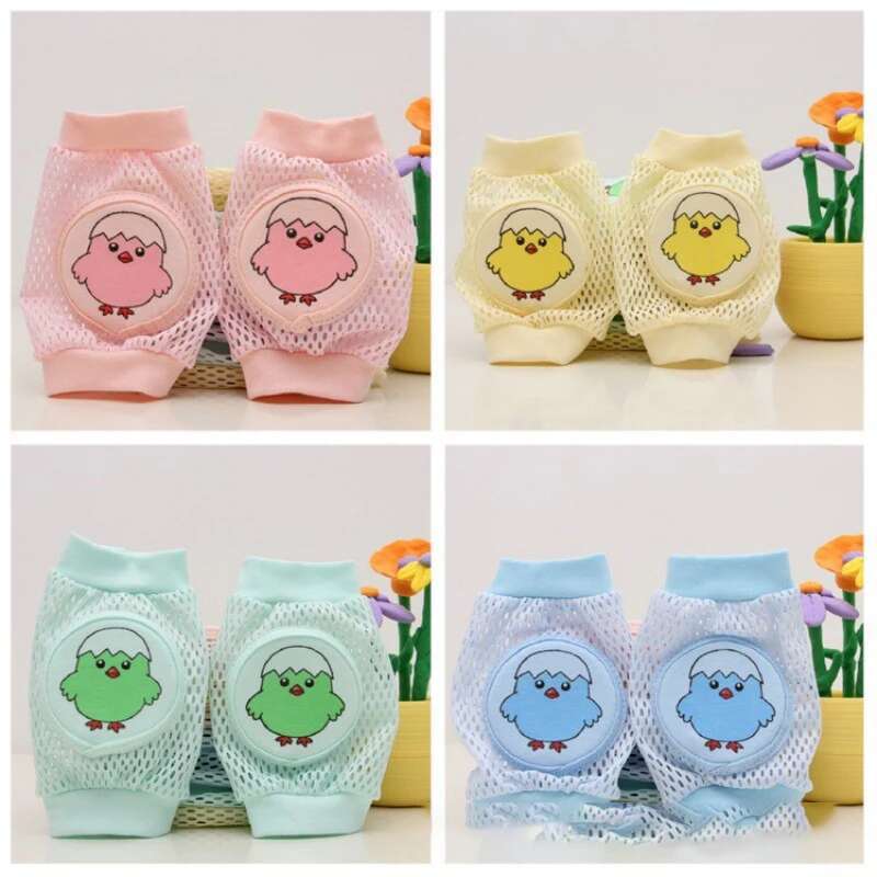 Baby Knee Pad Crawling - แผ่นรองเข่าเด็กเล็ก ป้องกันการกระแทก สำหรับเด็กผู้หญิง เด็กผู้ชาย วัยหัดคลาน ผ้าตาข่ายนิรภัยสำหรับเด็กทารก