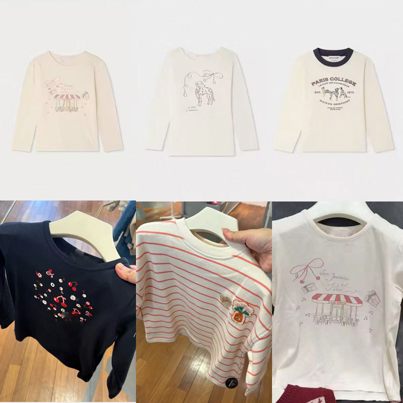 Baby Products Store - พรีออเดอร์ (จัดส่งเดือนกันยายน) 2026 Bp เสื้อยืดแขนยาวเด็กผู้หญิงและเด็กผู้ชาย ผ้าฝ้าย