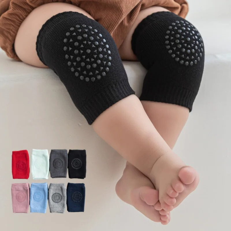 Baby Knee Pad Crawling - แผ่นรองเข่ากันลื่นสำหรับเด็กทารก เด็กวัยหัดคลาน ป้องกันการกระแทก ปลอดภัย พร้อมที่อุ่นขา สำหรับเด็กผู้หญิงและเด็กผู้ชาย
