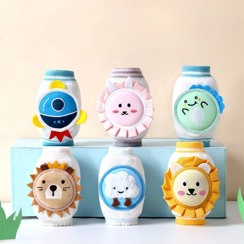 สนับเข่าการ์ตูนน่ารักสำหรับเด็ - Baby Knee Pad Crawling บทวิจารณ์และราคา