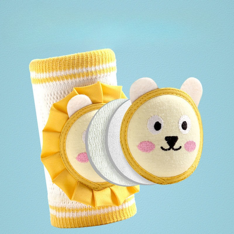 สนับเข่าการ์ตูนน่ารักสำหรับเด็ - Baby Knee Pad Crawling บทวิจารณ์และราคา