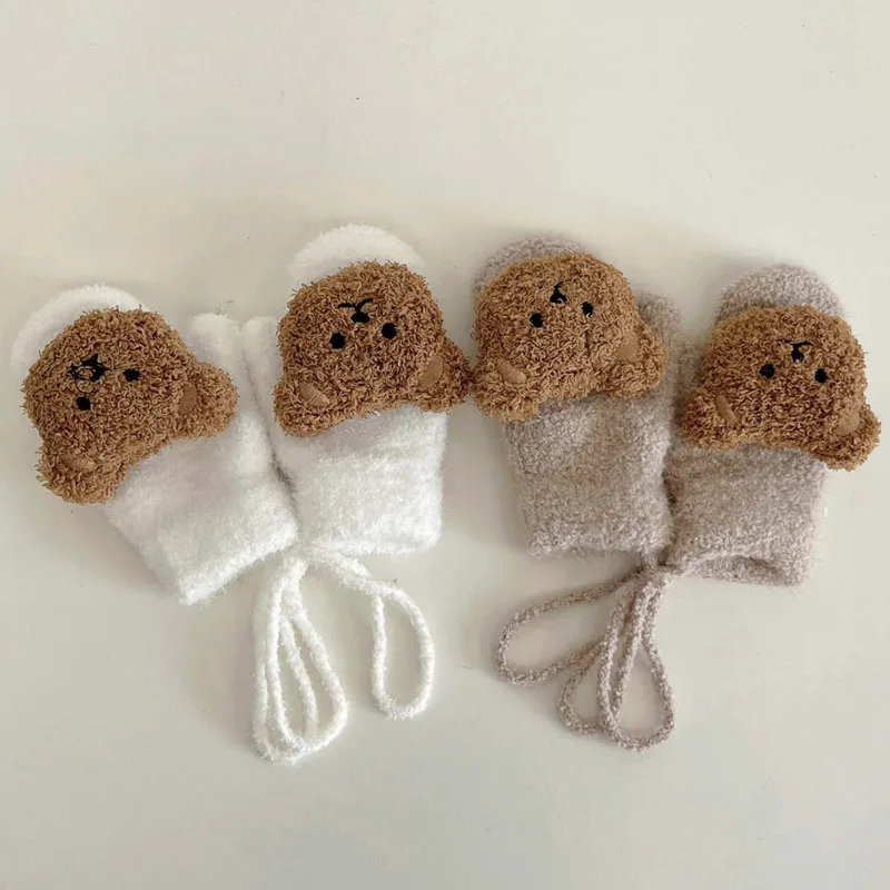 1-4Y การ์ตูนหมีเด็ก Mittens ฤด - Teething Mitten Baby บทวิจารณ์และราคา