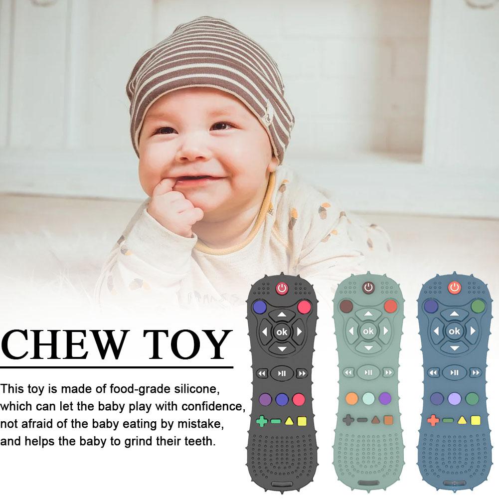 ยางกัดซิลิโคนรูปทรงรีโมทคอนโทร - Baby Products Natural บทวิจารณ์และราคา