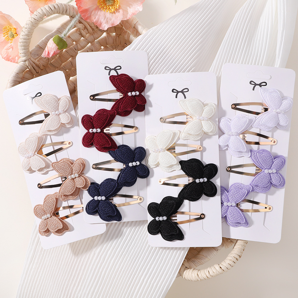 4 ชิ้น/เซ็ตผีเสื้อชุดคลิปผมสํา - Baby Products Set บทวิจารณ์และราคา