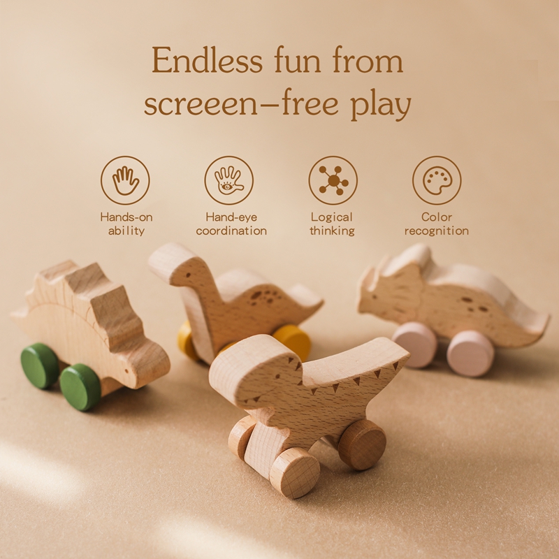 1PC ของเล่นเด็ก Beech ไม้บล็อก - Baby Products Natural บทวิจารณ์และราคา