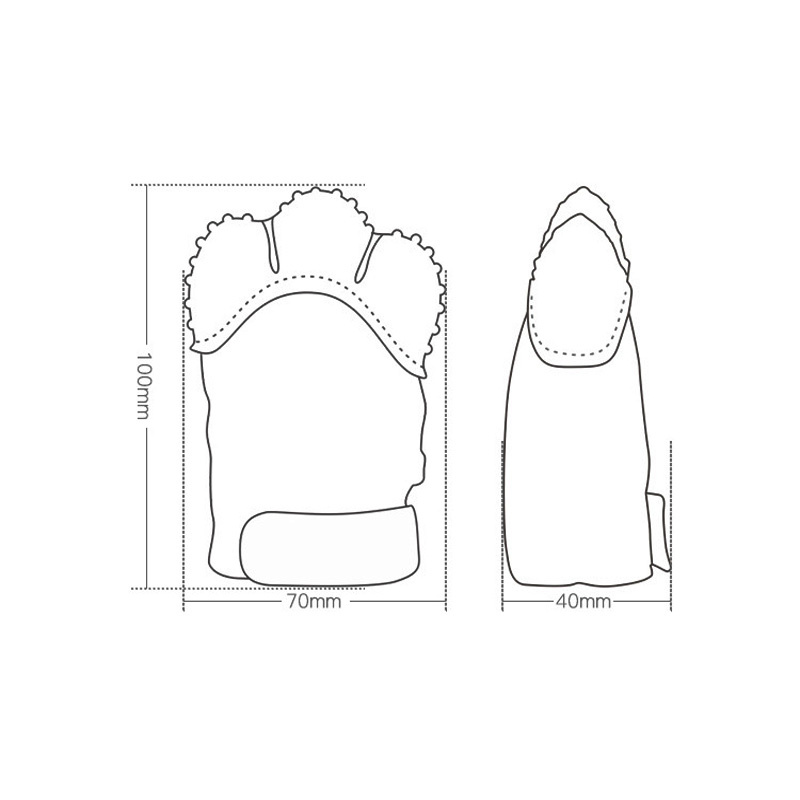 Smoothing Baby Teething Mitten - Teething Mitten Baby บทวิจารณ์และราคา