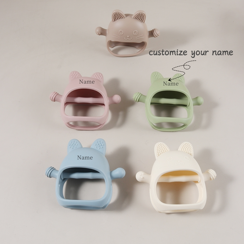 ที่กัดยางสำหรับเด็กแบบสั่งทำได - Teething Mitten Baby บทวิจารณ์และราคา