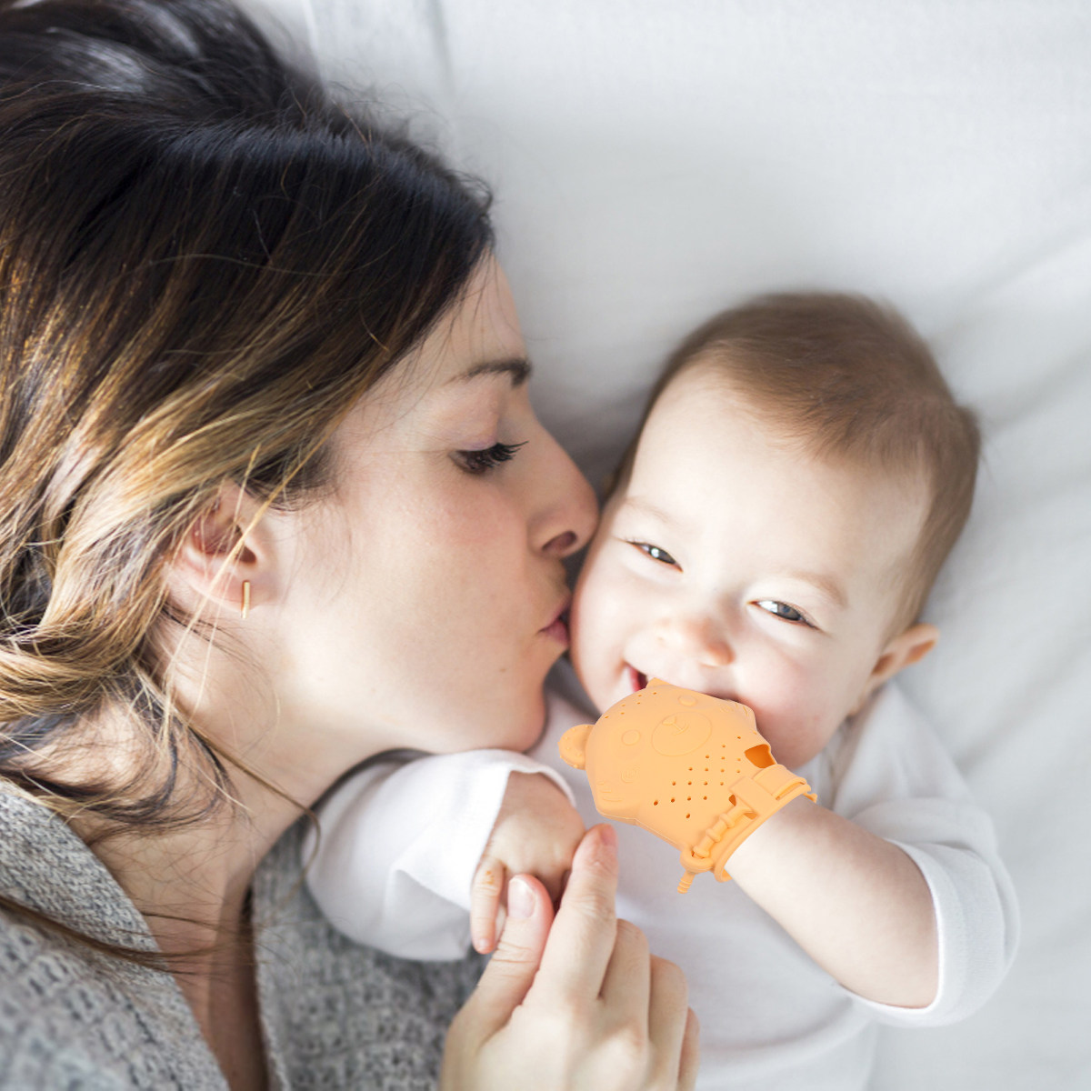 ถุงมือซิลิโคนสำหรับเด็กทารก ถุ - Teething Mitten Baby บทวิจารณ์และราคา