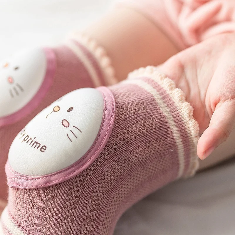 สนับเข่าตาข่ายระบายอากาศ ผ้าคล - Baby Knee Pad Crawling บทวิจารณ์และราคา