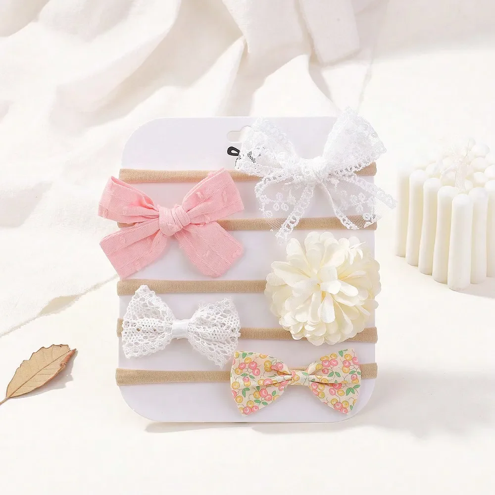 5 ชิ้น/เซ็ตเด็กแถบคาดศีรษะยืดห - Baby Products Set บทวิจารณ์และราคา