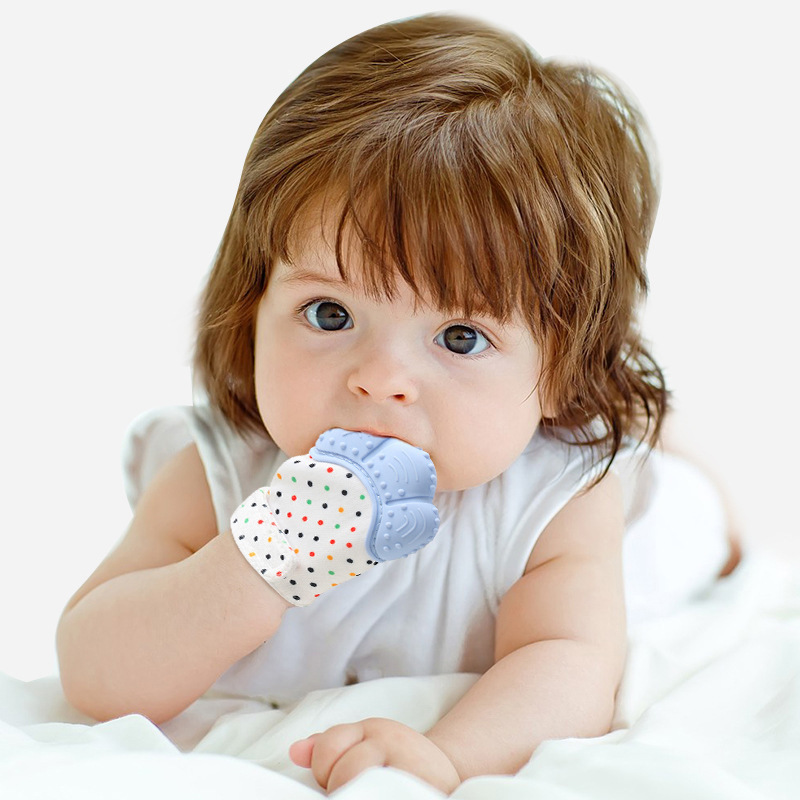 การ์ตูนพิมพ์ถุงมือเด็ก Baby Te - Teething Mitten Baby บทวิจารณ์และราคา