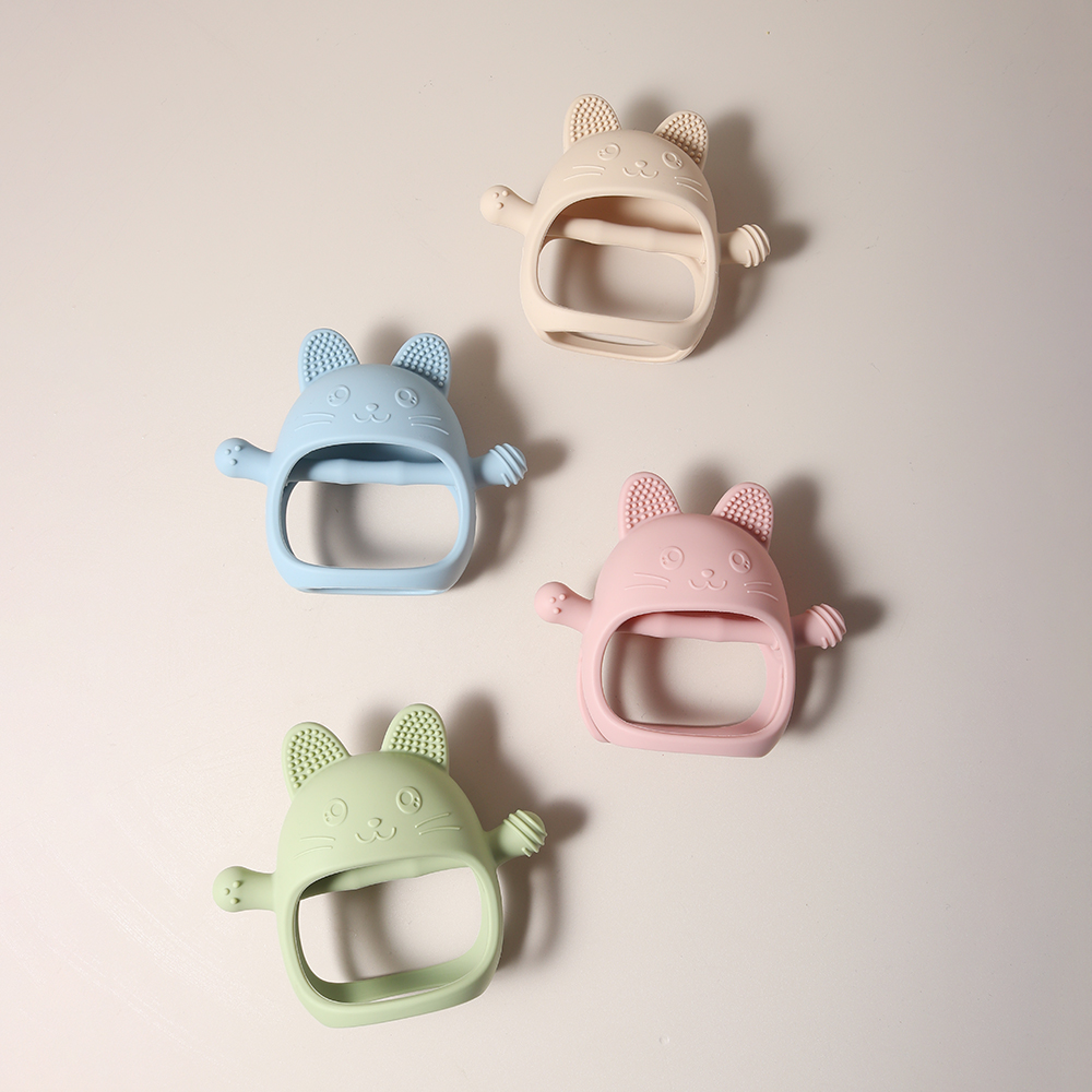 ถุงมือเด็กการงอกของฟัน - ของเล - Teething Mitten Baby บทวิจารณ์และราคา