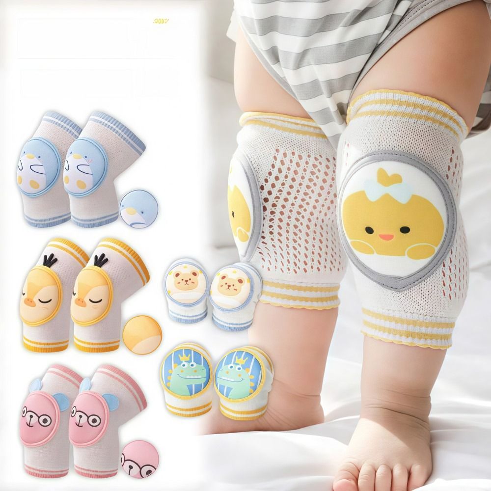 แผ่นรองเข่าเด็กกันกระแทก ระบาย - Baby Knee Pad Crawling บทวิจารณ์และราคา
