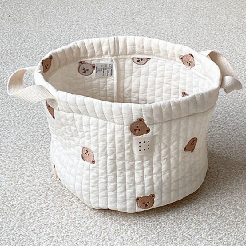 หมีน่ารักเย็บปักถักร้อยกระเป๋า - Baby Products Basket บทวิจารณ์และราคา