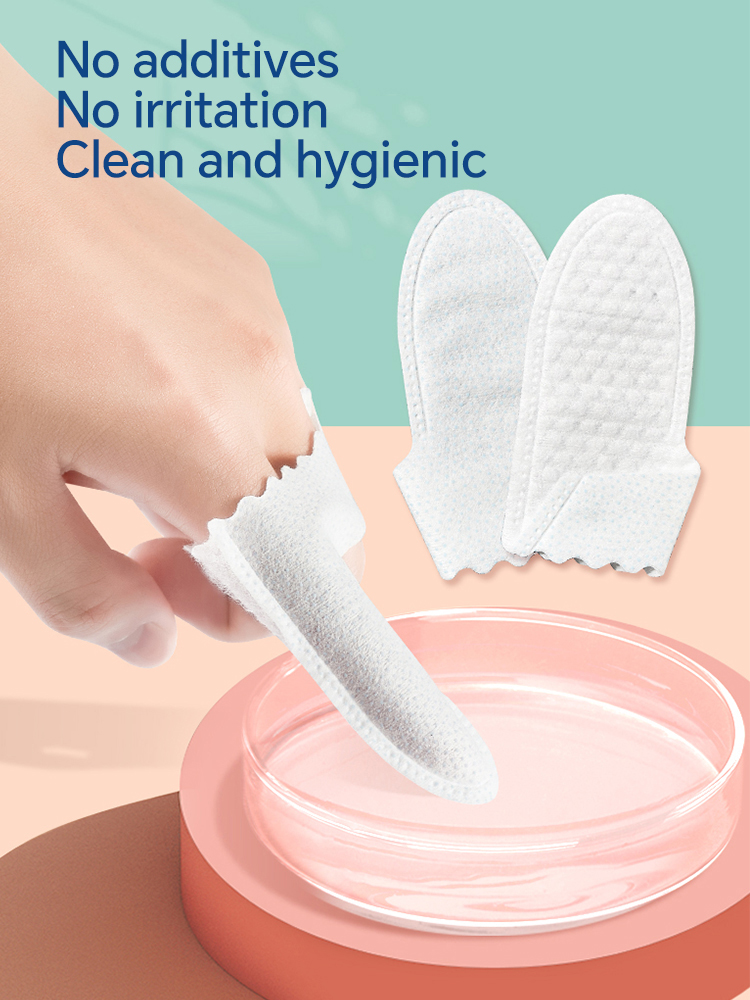 60 ชิ้นทําความสะอาดฟันผ้าเช็ดท - Baby Products Store บทวิจารณ์และราคา