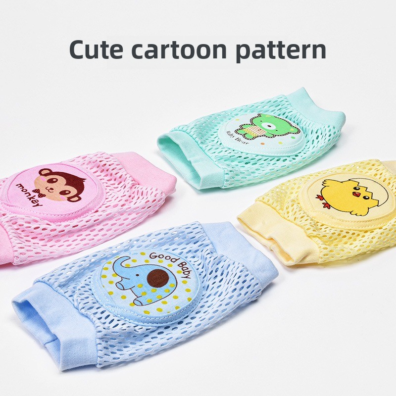 แผ่นรองเข่าเด็ก 1 คู่ - ป้องกั - Baby Knee Pad Crawling บทวิจารณ์และราคา
