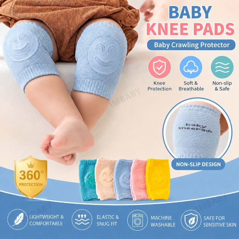 แผ่นรองเข่าเด็กแบบยิ้มแย้ม, แผ - Baby Knee Pad Crawling บทวิจารณ์และราคา