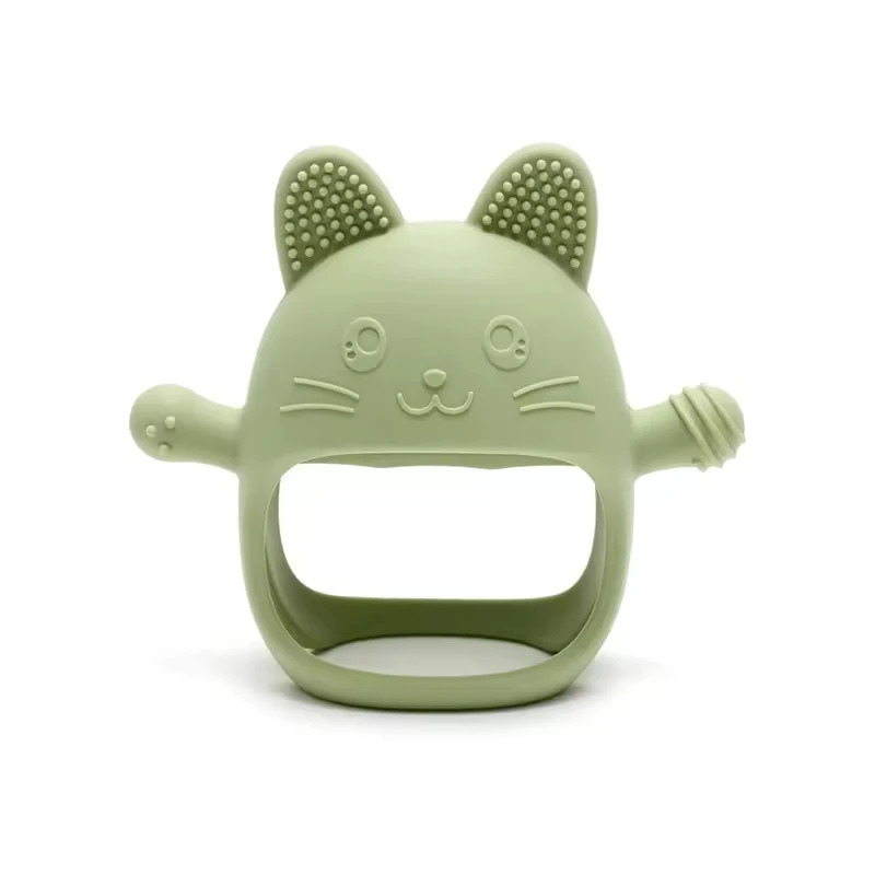 ถุงมือยางกัดซิลิโคนสำหรับเด็ก  - Teething Mitten Baby บทวิจารณ์และราคา