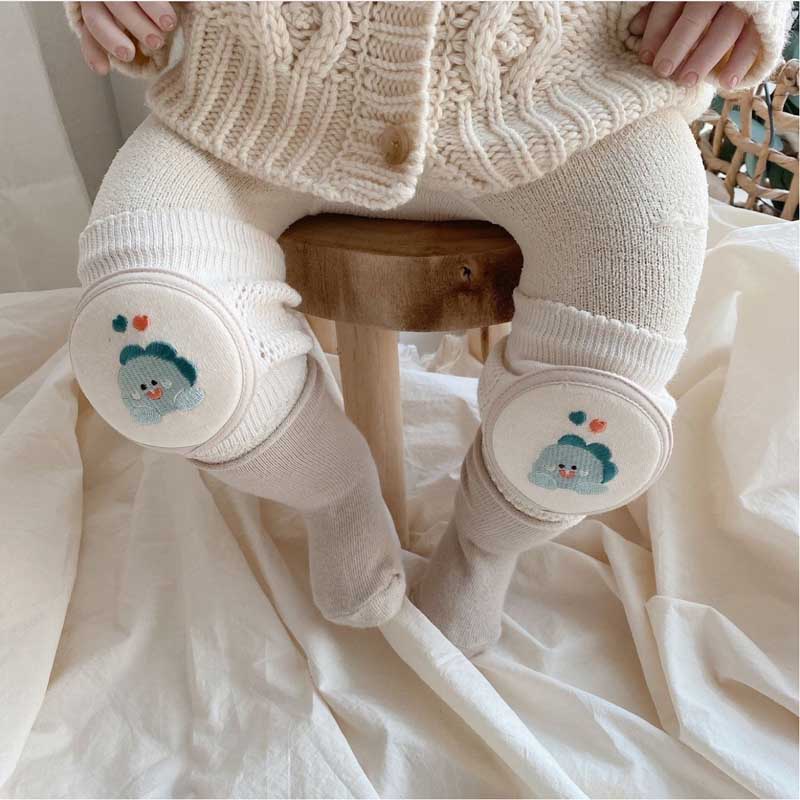 เด็กเข่า Pads ถุงเท้าผ้าฝ้าย U - Baby Knee Pad Crawling บทวิจารณ์และราคา
