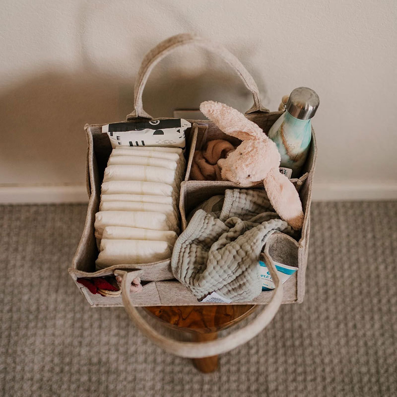 แคดดี้ผ้าอ้อม - ถังเก็บเนอสเซอ - Baby Products Basket บทวิจารณ์และราคา