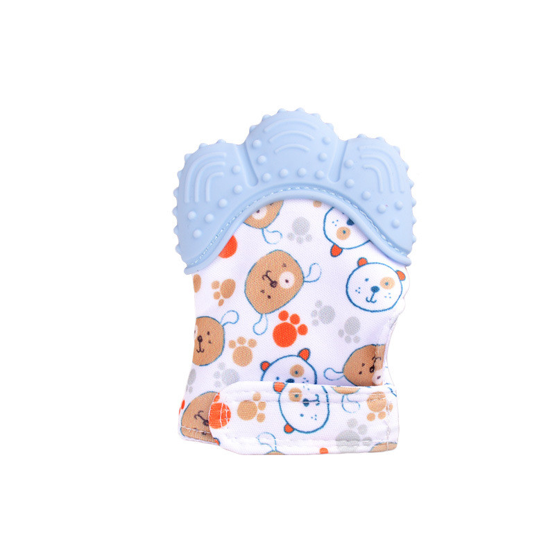 ถุงมือซิลิโคนกันกัดสำหรับเด็กท - Teething Mitten Baby บทวิจารณ์และราคา