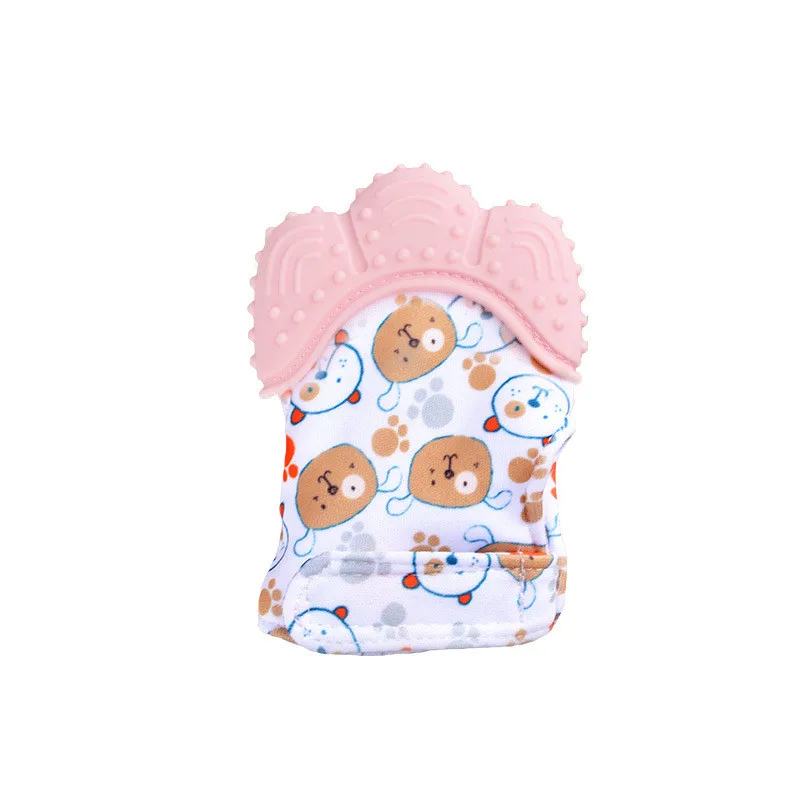 ถุงมือซิลิโคนกันกัดสำหรับเด็กท - Teething Mitten Baby บทวิจารณ์และราคา