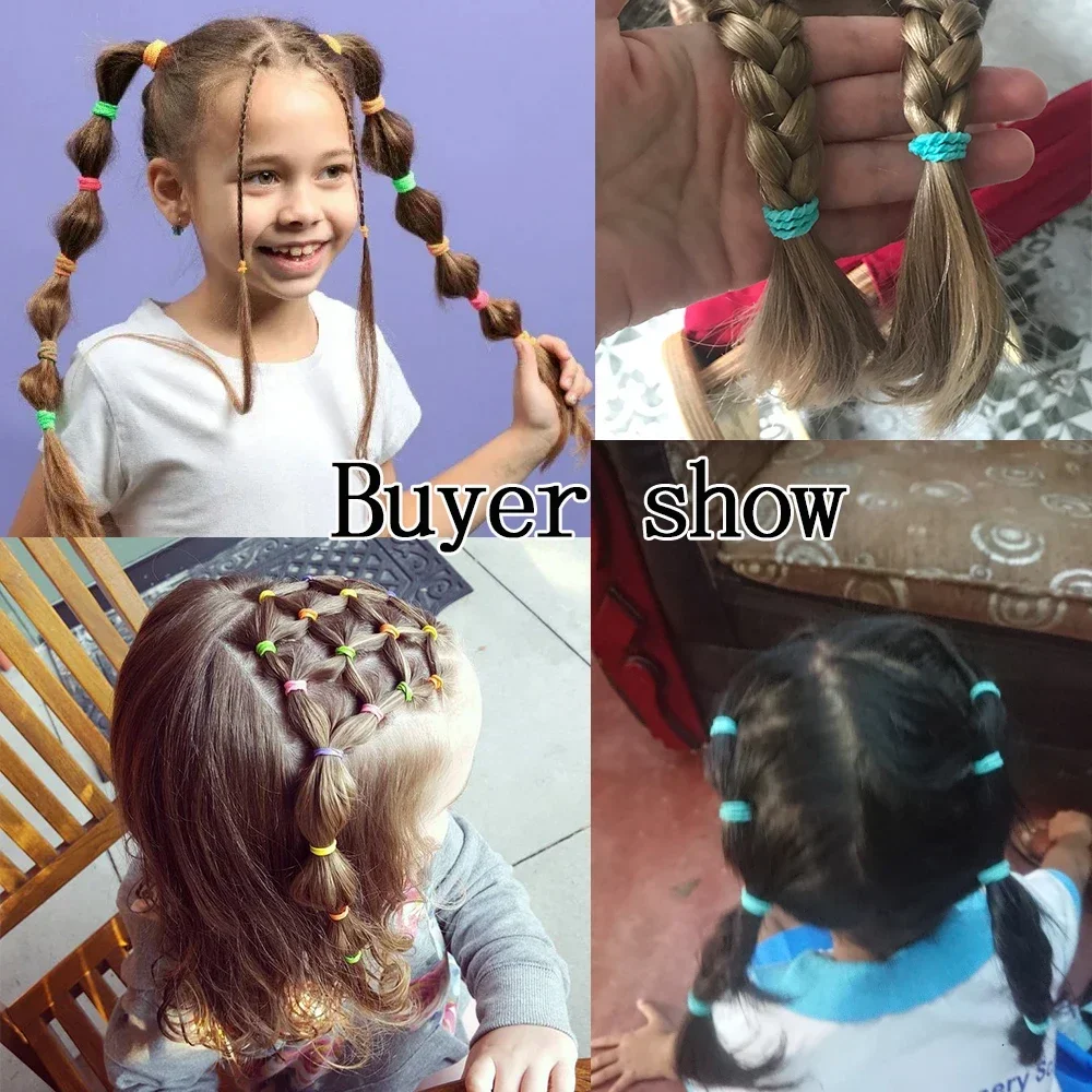100 ชิ้น/ถุงผมวงยืดหยุ่นผมเด็ก - Baby Products Wholesale บทวิจารณ์และราคา