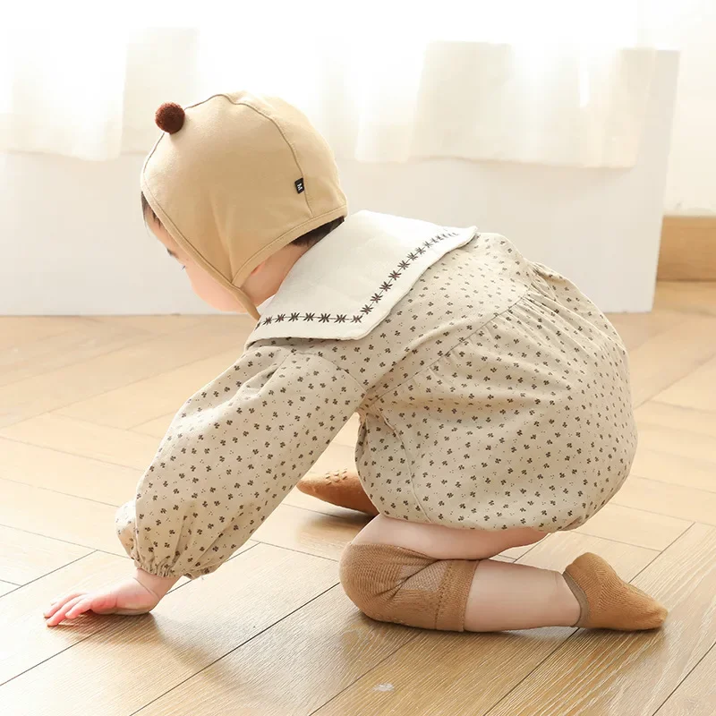 เด็กเข่า Pads ถุงเท้าชุดสีทึบถ - Baby Knee Pad Crawling บทวิจารณ์และราคา