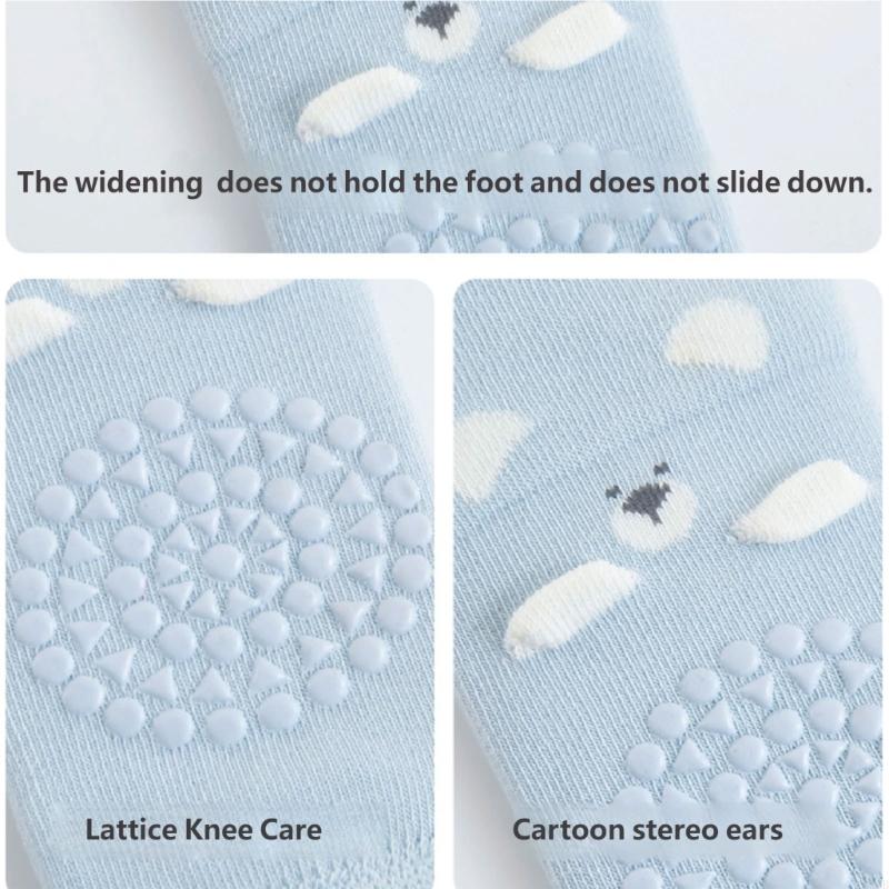 5 คู่ทารกเข่าป้องกันขาอุ่นความ - Baby Knee Pad Crawling บทวิจารณ์และราคา