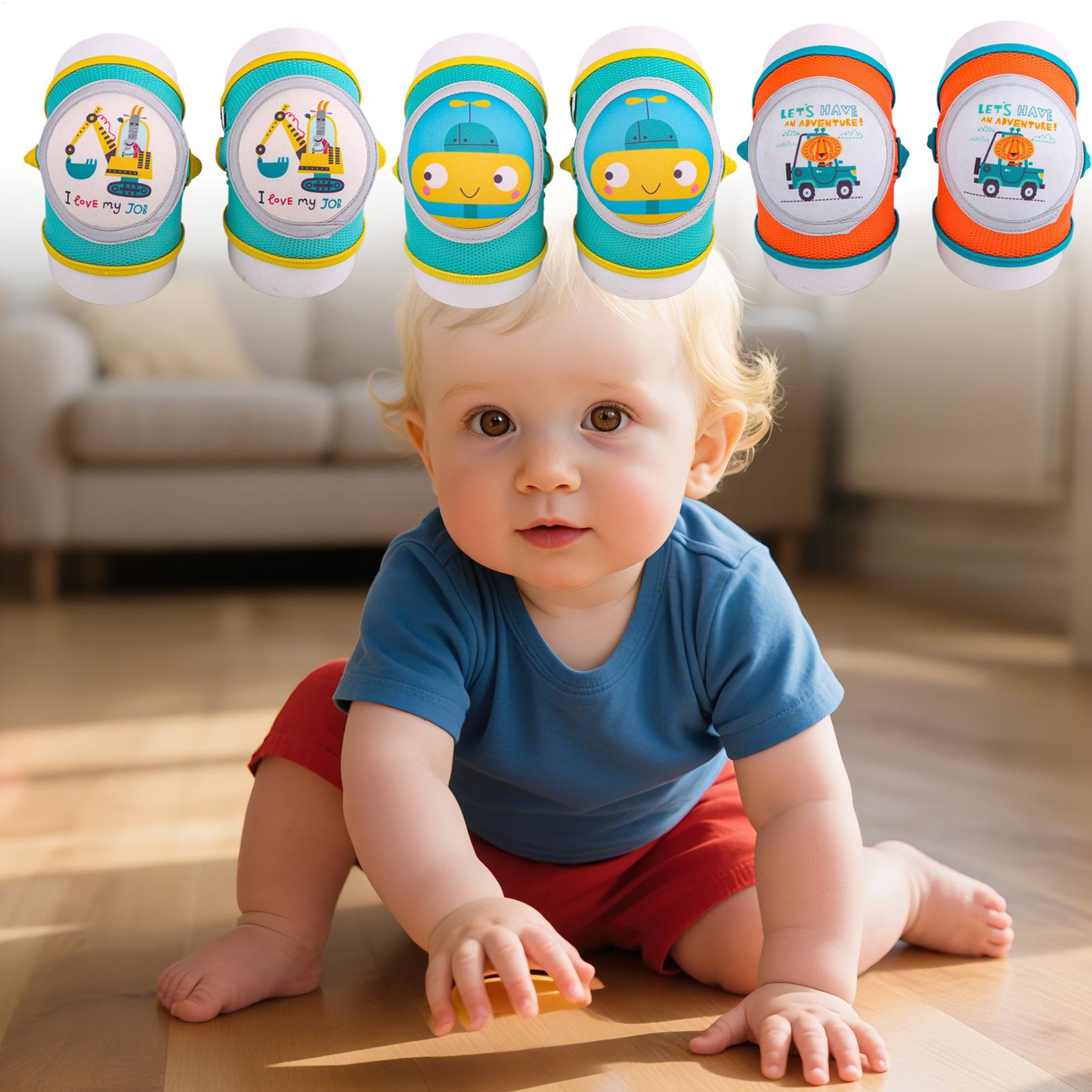 แผ่นรองเข่าเด็กสำหรับคลาน วัย  - Baby Knee Pad Crawling บทวิจารณ์และราคา