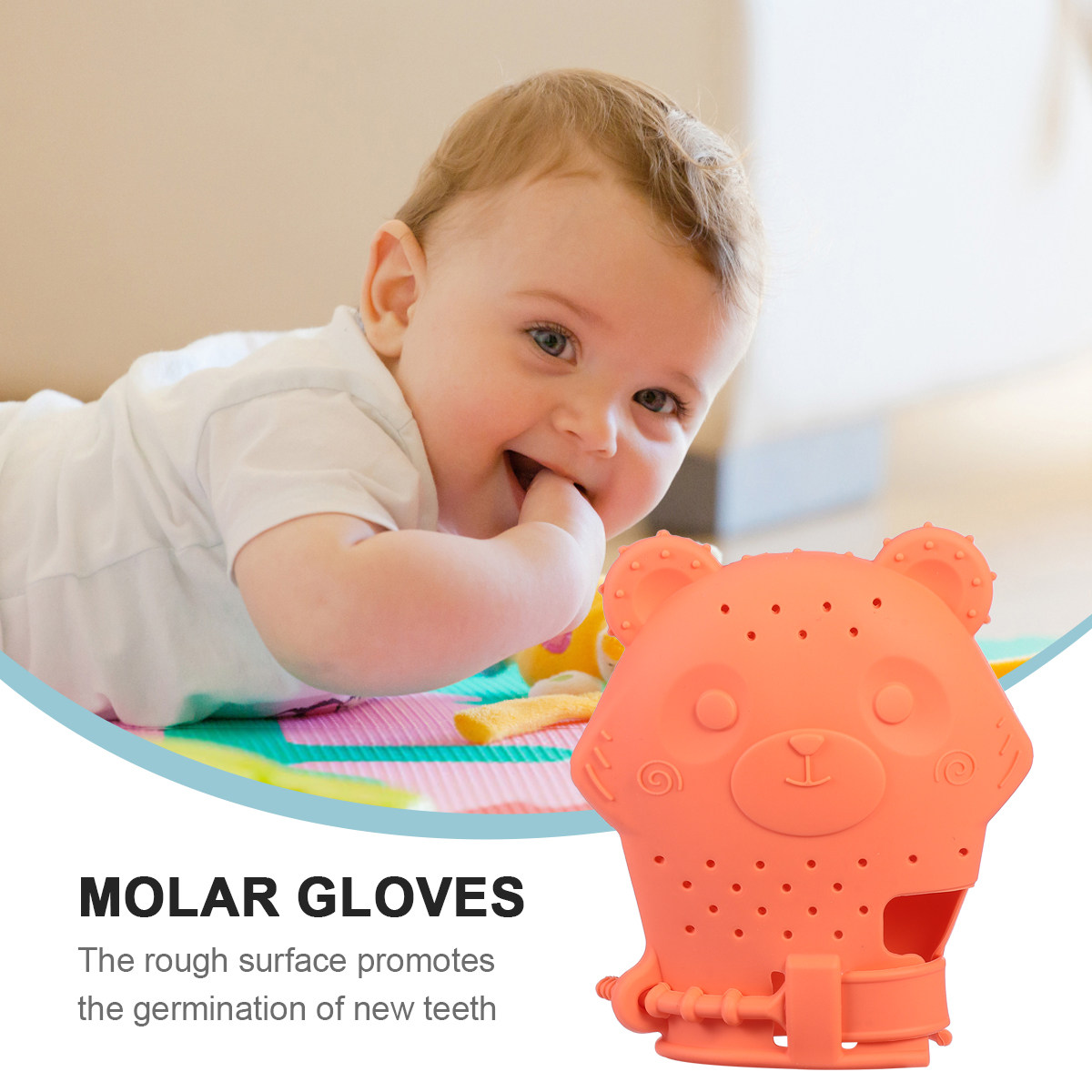 ถุงมือกัดสำหรับเด็กที่ปลอดภัย  - Teething Mitten Baby บทวิจารณ์และราคา