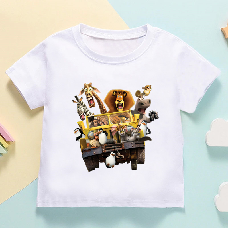 เสื้อยืดเด็กลายยีราฟสิงโตม้าลา - Baby Products Store บทวิจารณ์และราคา