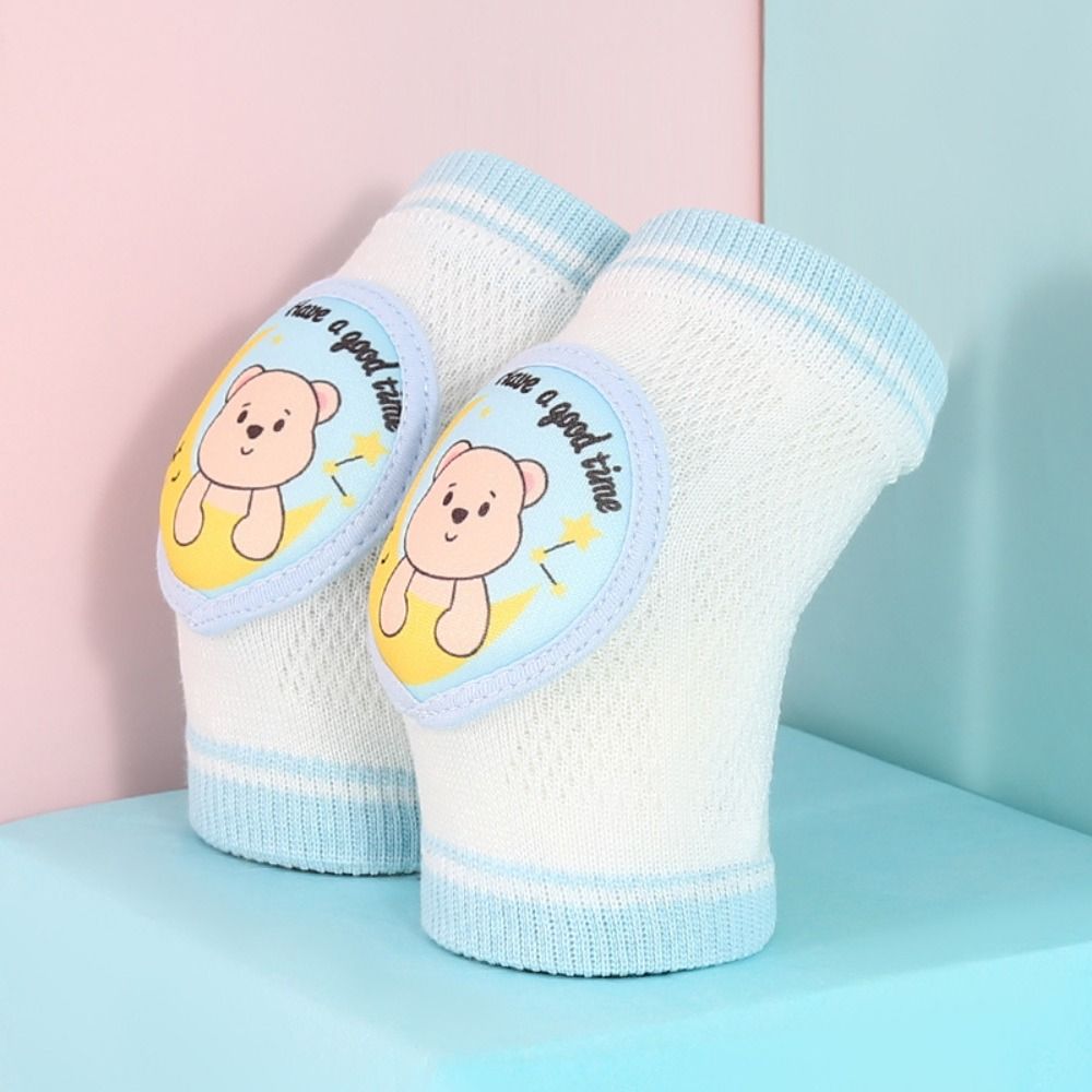 แผ่นรองเข่าเด็ก ลายการ์ตูน ผ้า - Baby Knee Pad Crawling บทวิจารณ์และราคา